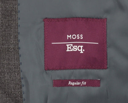Mens UK Size 42 Moss Esq. Regular Grey Suit Jacket