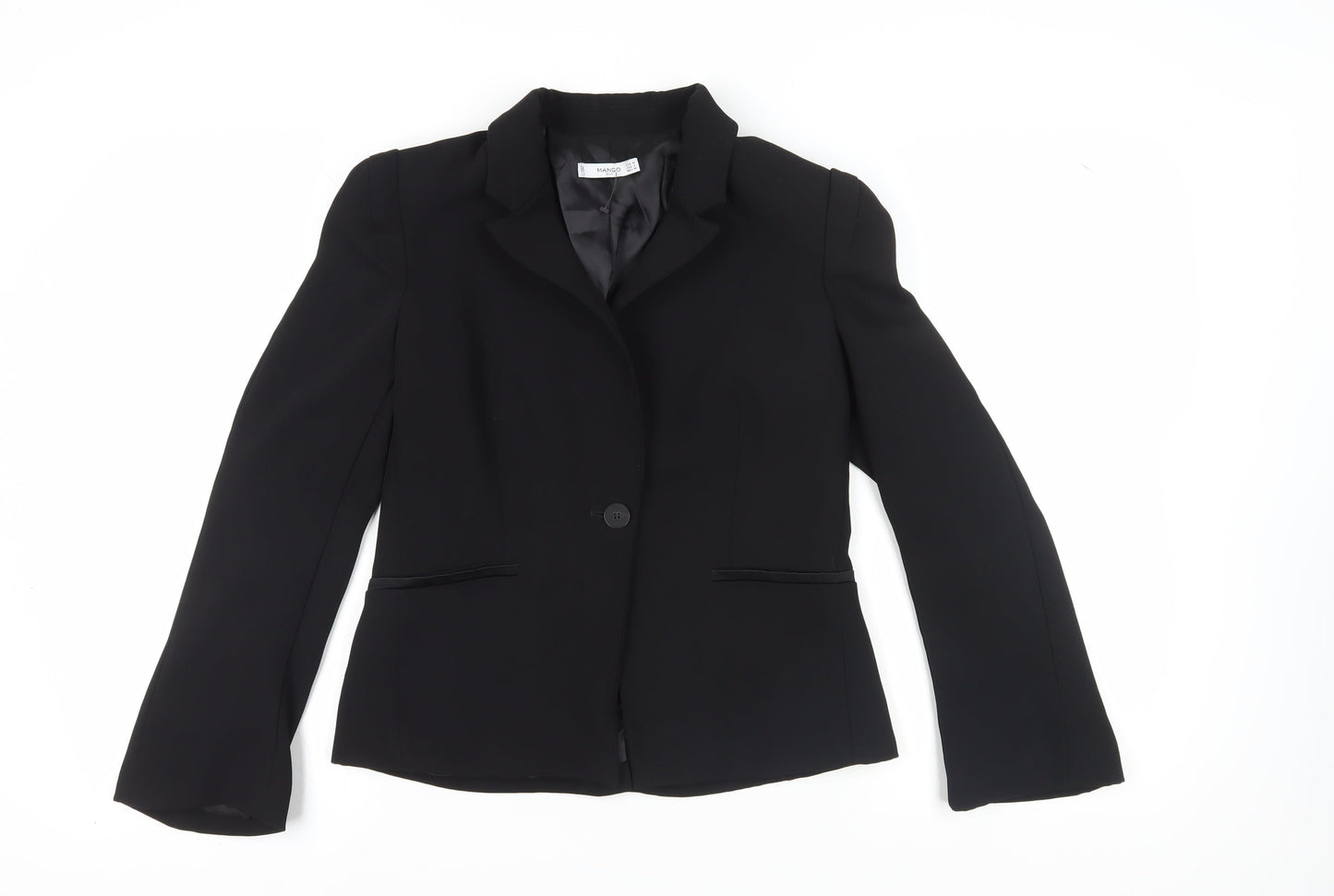 Mango Women's Black Suit Jacket M for Work