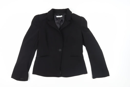 Mango Women's Black Suit Jacket M for Work