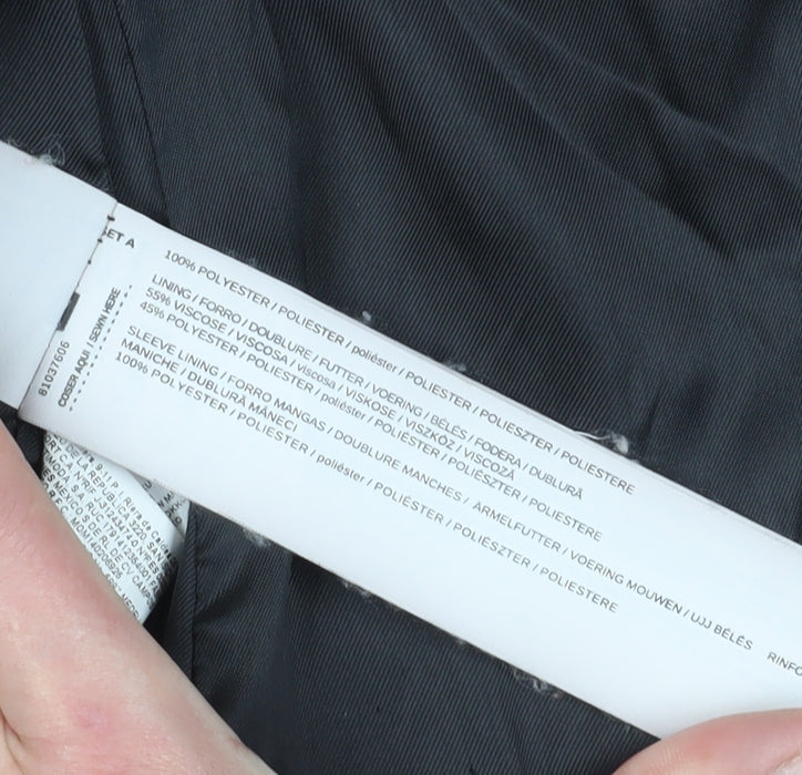 Mango Women's Black Suit Jacket M for Work