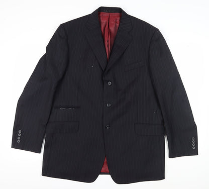 Mens UK Size 44 Marks and Spencer Regular Black Suit Jacket