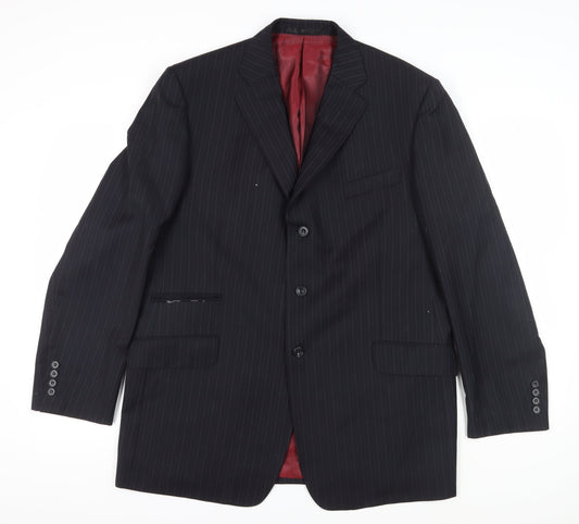 Mens UK Size 44 Marks and Spencer Regular Black Suit Jacket