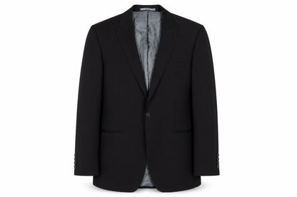 Mens UK Size 40 Red Herring Regular Black Suit Jacket