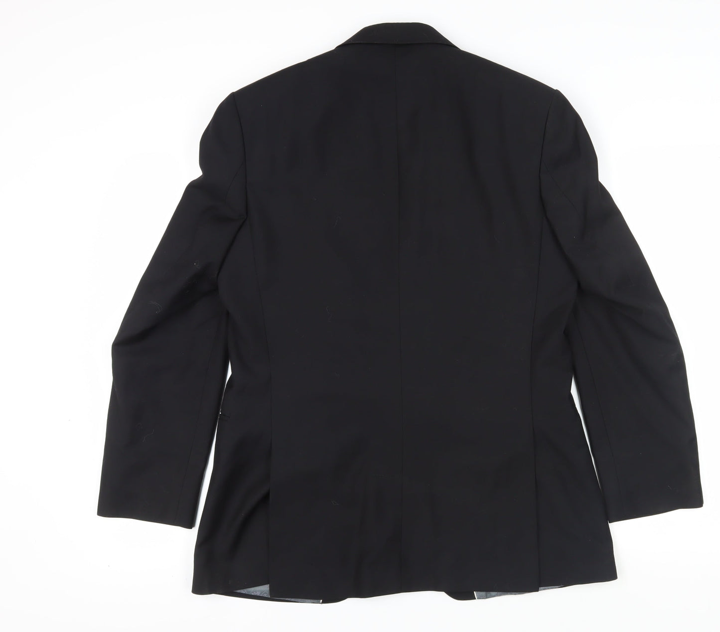 Mens UK Size 40 Red Herring Regular Black Suit Jacket