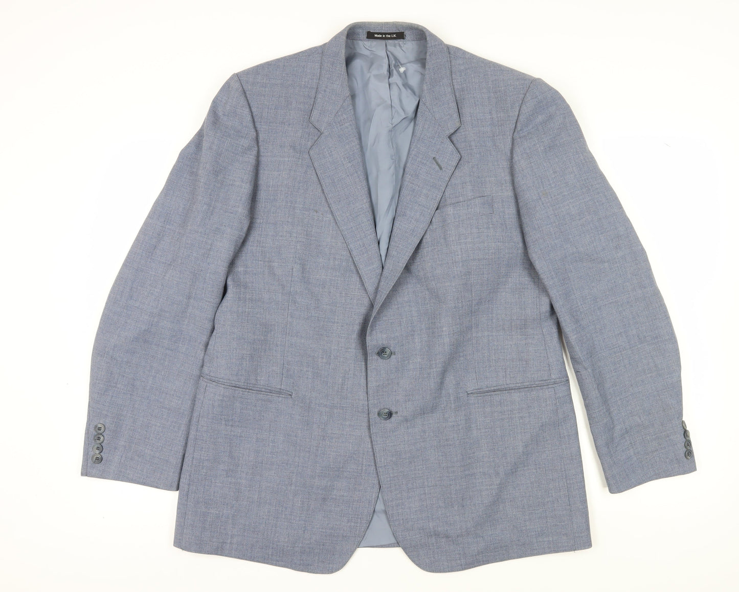 Mens UK Size 44 St Michael Regular Blue Suit Jacket