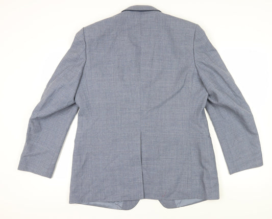Mens UK Size 44 St Michael Regular Blue Suit Jacket