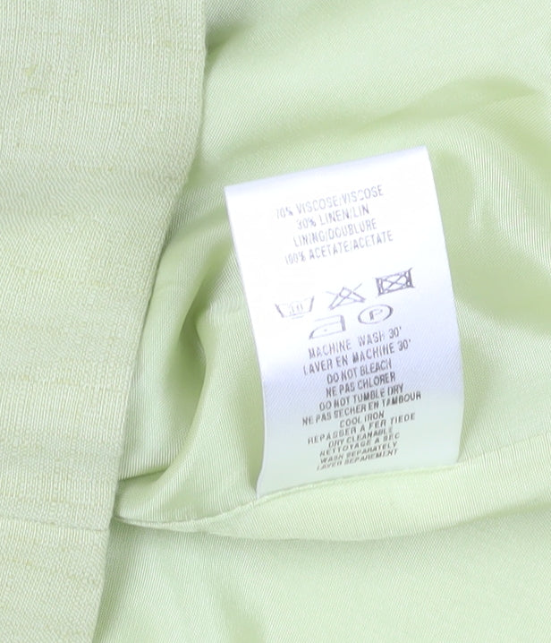 Kaliko Women's Green Blazer, Size 14, Shawl Collar, Lined