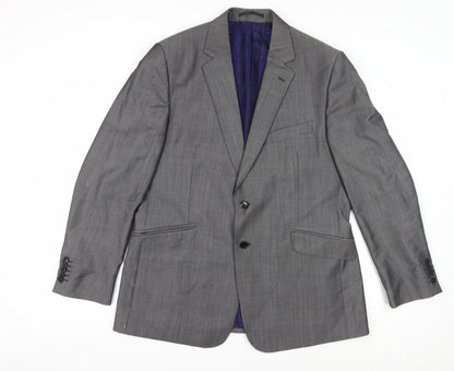 Mens UK Size 44 Duchamp Regular Grey Suit Jacket