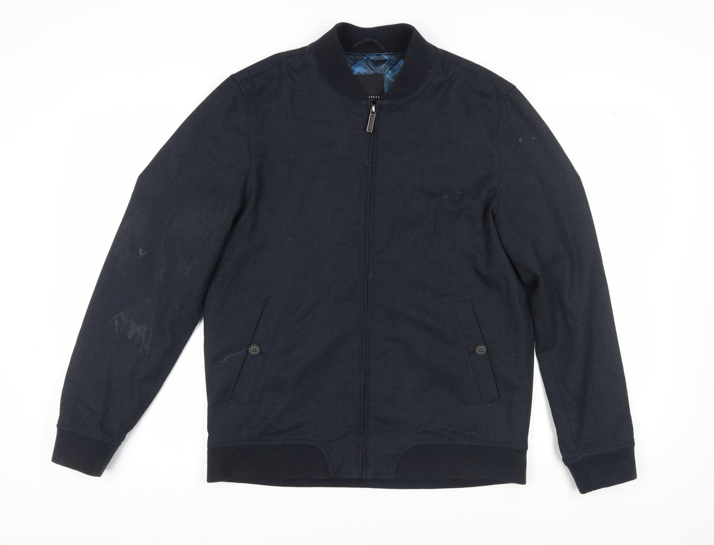 Mens UK Size M Ted Baker Blue Bomber Jacket