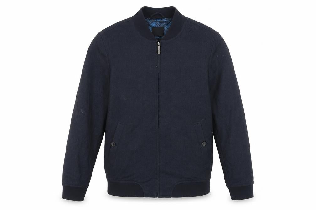 Mens UK Size M Ted Baker Blue Bomber Jacket