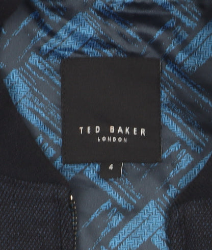 Mens UK Size M Ted Baker Blue Bomber Jacket