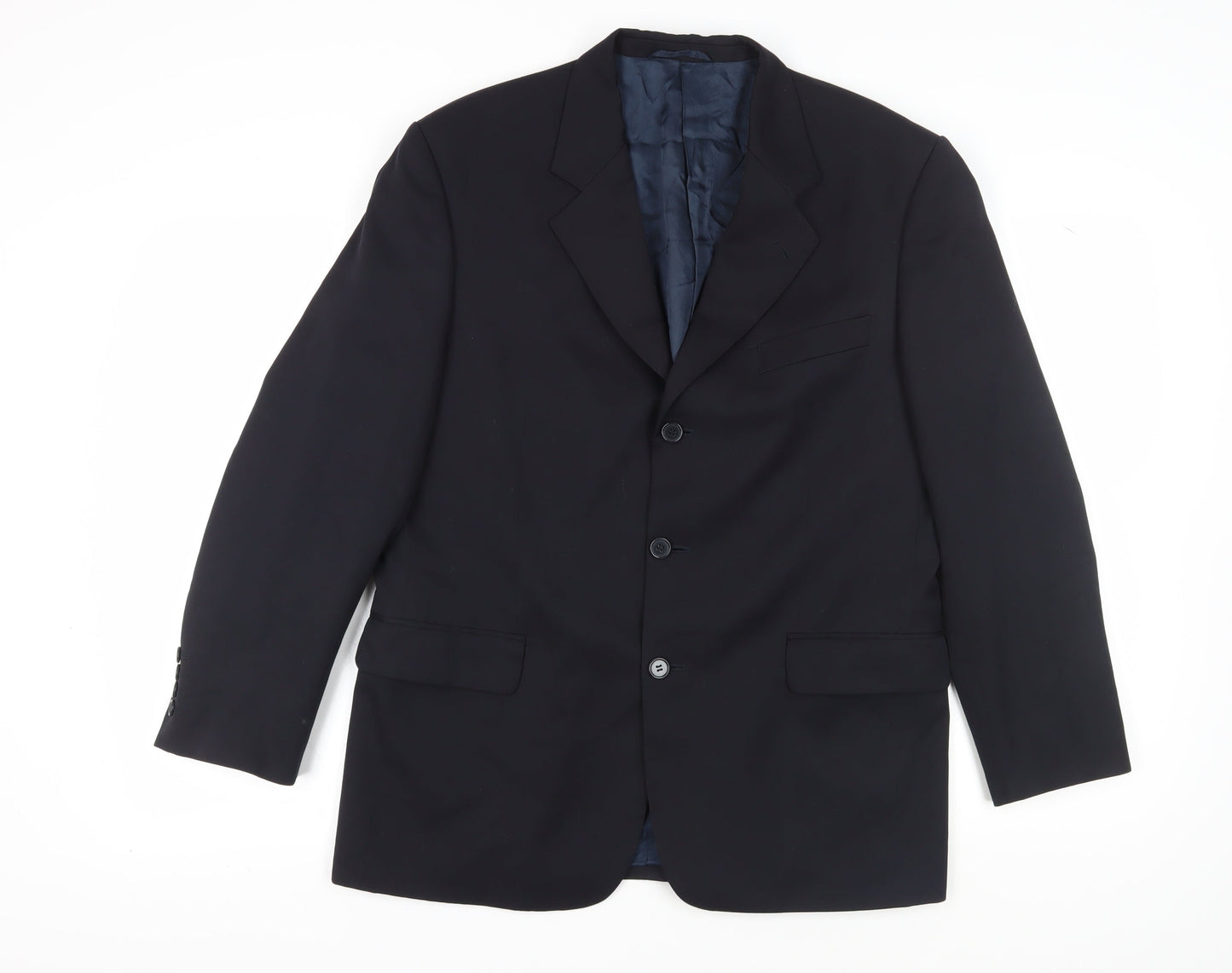 Mens UK Size 40 David Moss Regular Black Suit Jacket