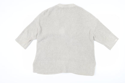 Gap Women's Beige Chunky-Knit Cardigan M/L