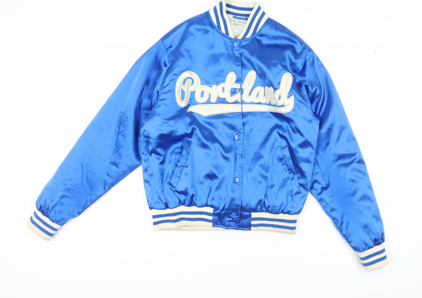 Light Before Dark Women's Blue Varsity Jacket XS