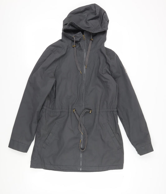 Unisex Adults UK Size M Element Grey Parka Coat