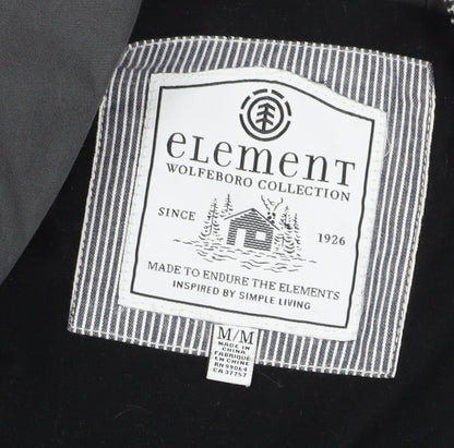 Unisex Adults UK Size M Element Grey Parka Coat