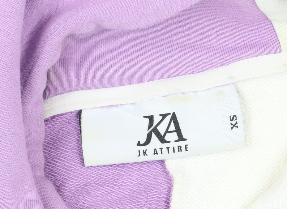 JK Attire Women's XS Multicoloured Hoodie - Casual Style