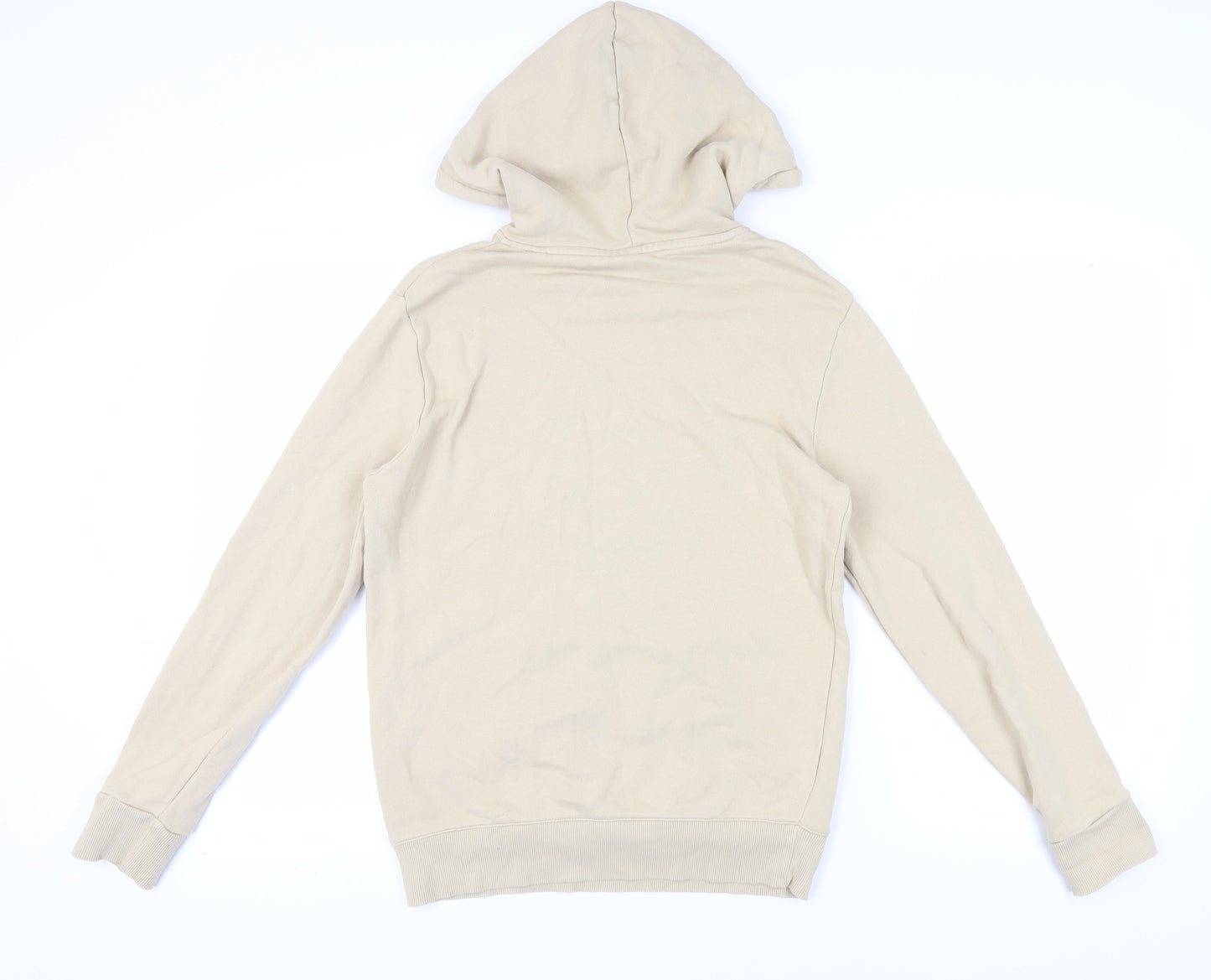 Mens UK Size S Reebok Beige Pullover Hoodie