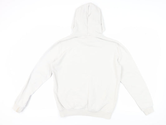 Mens UK Size S Champion White Pullover Hoodie