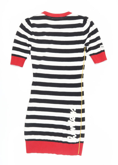 Henry Cottons Women's Striped Vintage Shift Dress Size 0