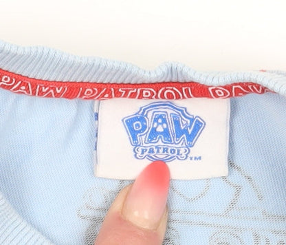 Paw Patrol Boys Blue Graphic T-Shirt 3-4Y Casual