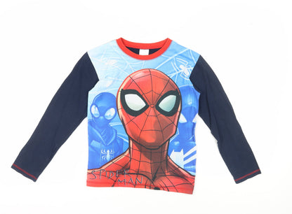 Marvel Spider-Man Boys Long Sleeve T-Shirt 9-10 Years Pullover
