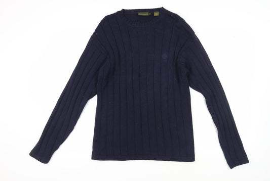 Timberland Men's Blue Pullover Jumper, Size M