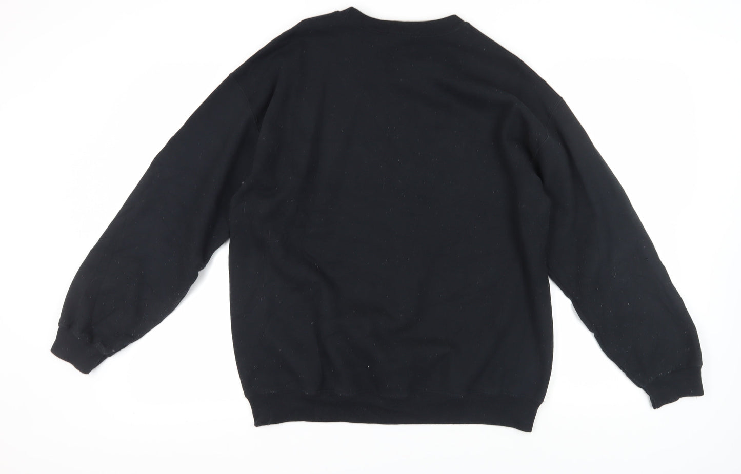 Unisex Adults UK Size M Harry Potter Black Pullover Sweatshirt