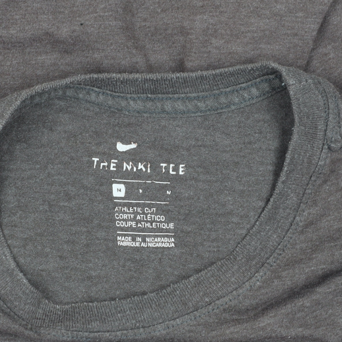 Nike Men's Brown Crew Neck Logo T-Shirt - Medium