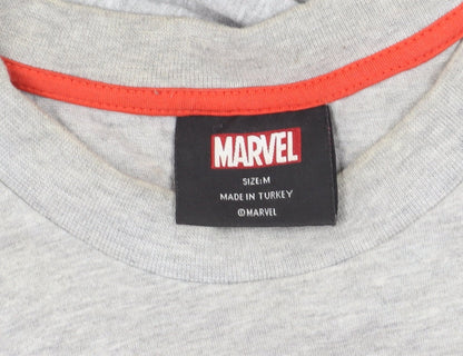 Marvel Men's Grey Graphic Print T-Shirt M