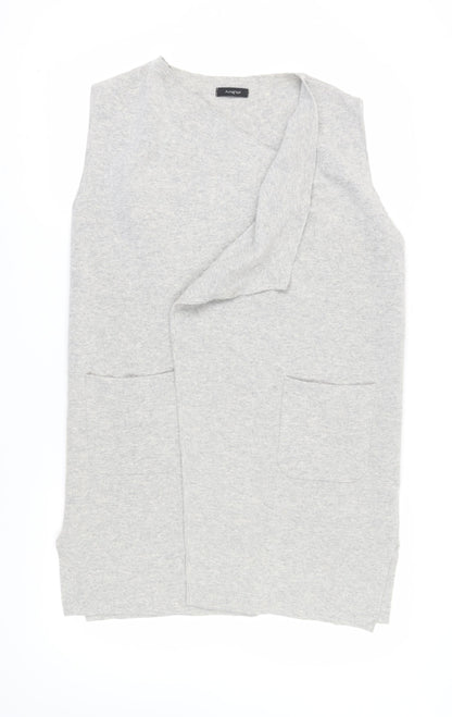Womens UK Size 14 Marks and Spencer Grey Vest Jumper