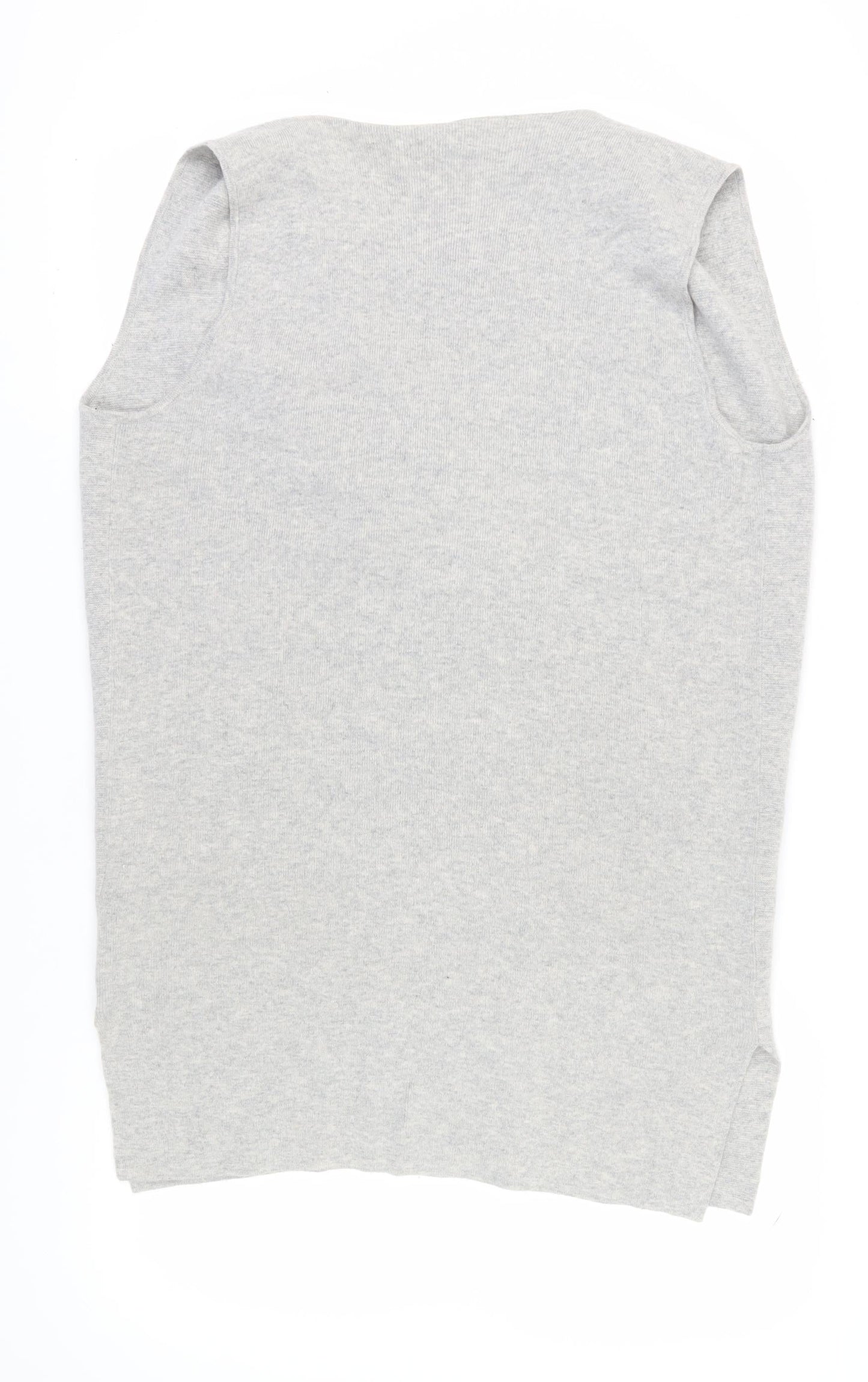 Womens UK Size 14 Marks and Spencer Grey Vest Jumper