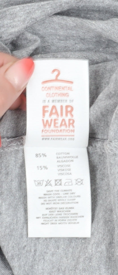 Mens UK Size M Continental Grey  T-Shirt