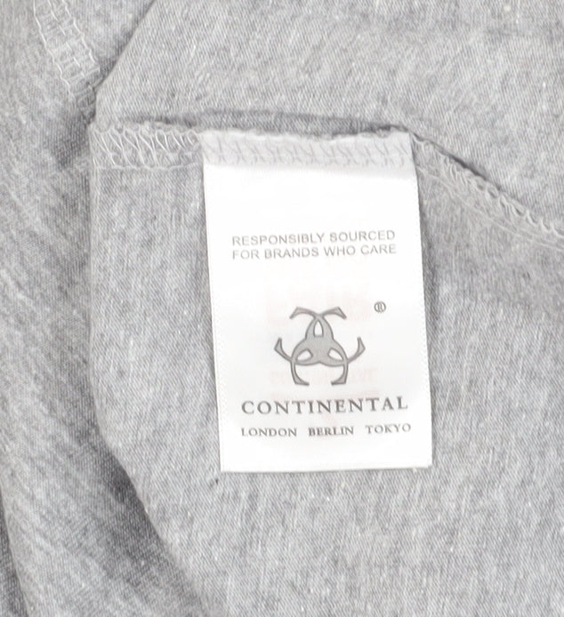 Mens UK Size M Continental Grey  T-Shirt