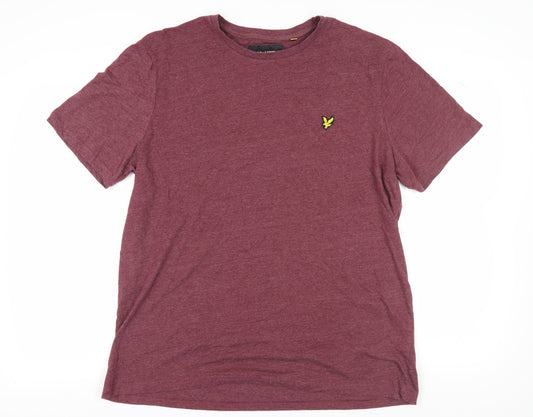 Lyle & Scott Men's Red XL T-Shirt, Classic Crew Neck