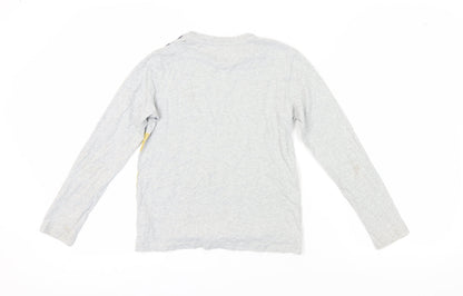 Timberland Boys Grey Graphic Print Long Sleeve T-Shirt 12 Years