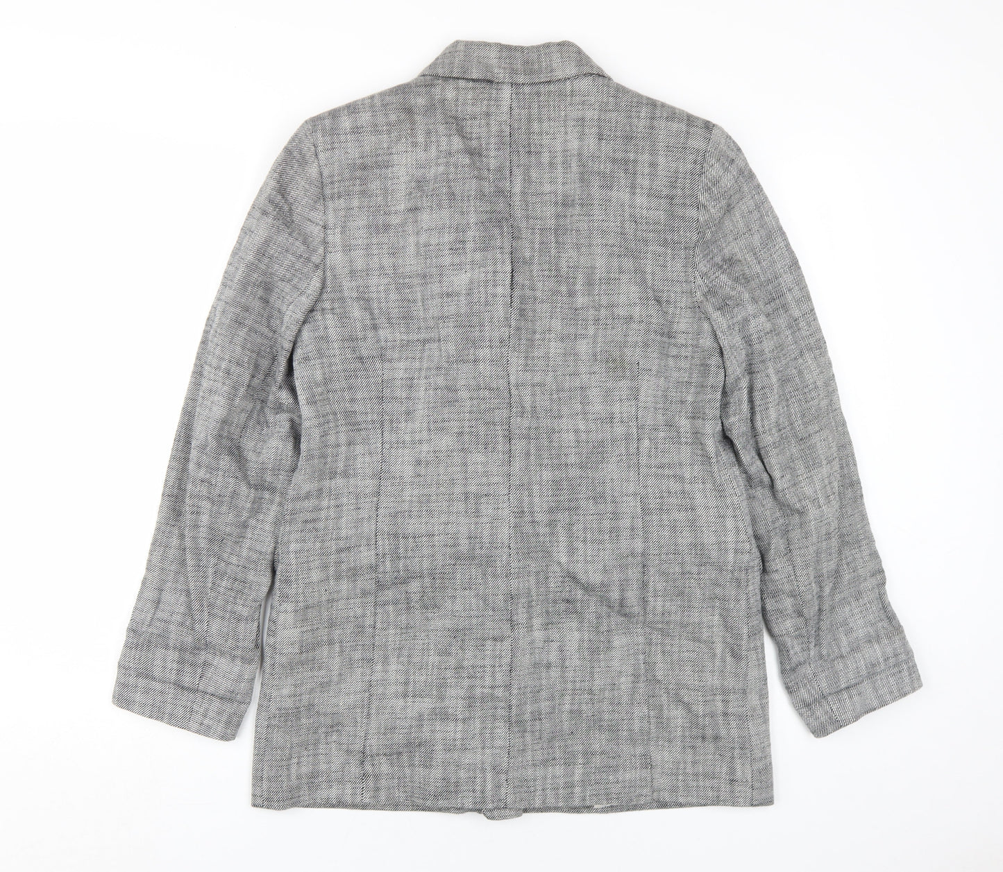 Womens UK Size 10 Topshop Grey Basic Jacket