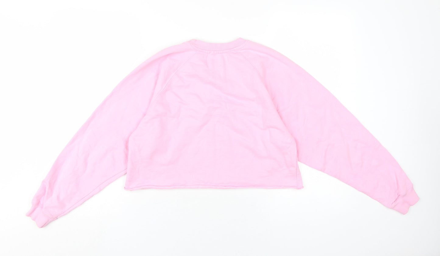 Womens UK Size S Pull & Bear Pink Pullover Sweatshirt