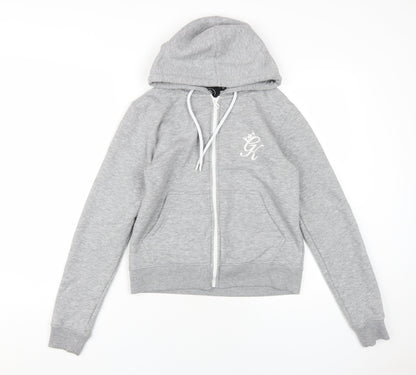 Gym King Unisex Kids Grey Full Zip Hoodie 10 Years