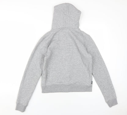 Gym King Unisex Kids Grey Full Zip Hoodie 10 Years