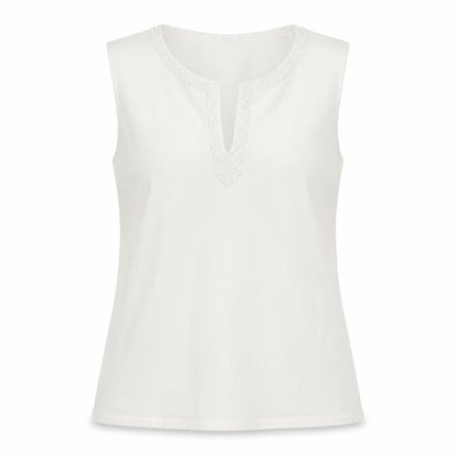 Womens UK Size 14 J.Taylor Ivory Basic Tank