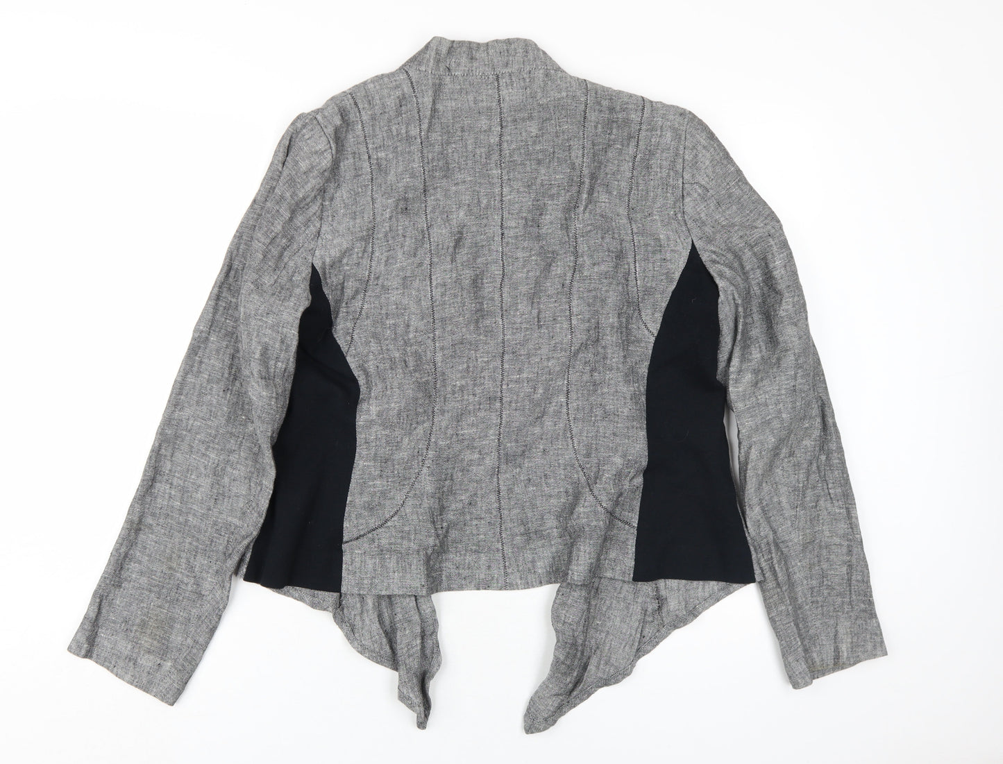 Womens UK Size L Zara Grey Basic Jacket