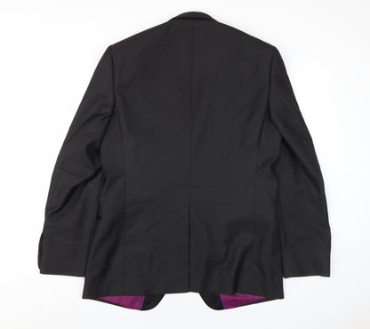 Mens UK Size 40 Marks and Spencer Regular Black Suit Jacket