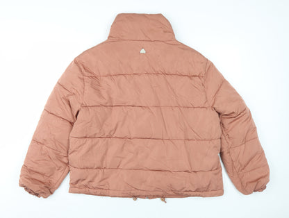Old Khaki Women's Brown Puffer Jacket M