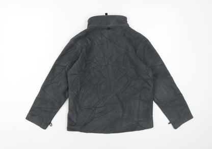 TOG24 Boys Grey Fleece Jacket Long Sleeve Size 12