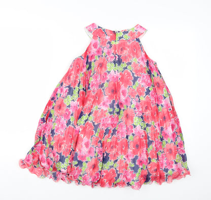 American Princess Girls Multicoloured Floral Party Dress