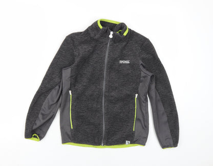 Regatta Boys Grey Track Jacket 9-10 Years Outdoor Zip