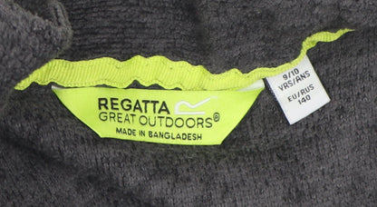 Regatta Boys Grey Track Jacket 9-10 Years Outdoor Zip