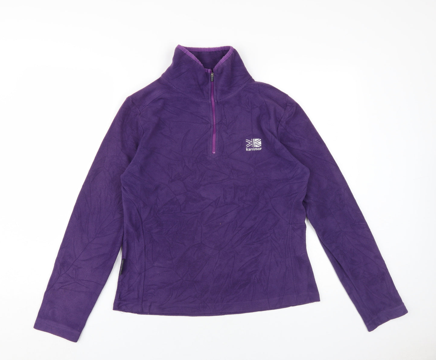 Karrimor Women's Purple Fleece Pullover Sweatshirt Size 10