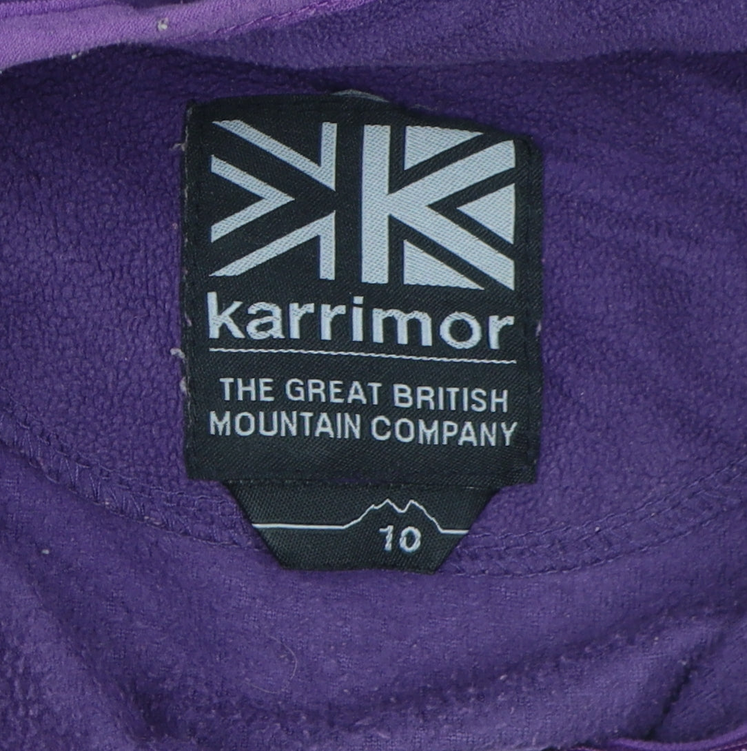 Karrimor Women's Purple Fleece Pullover Sweatshirt Size 10